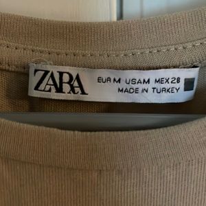 Zara long tan dress